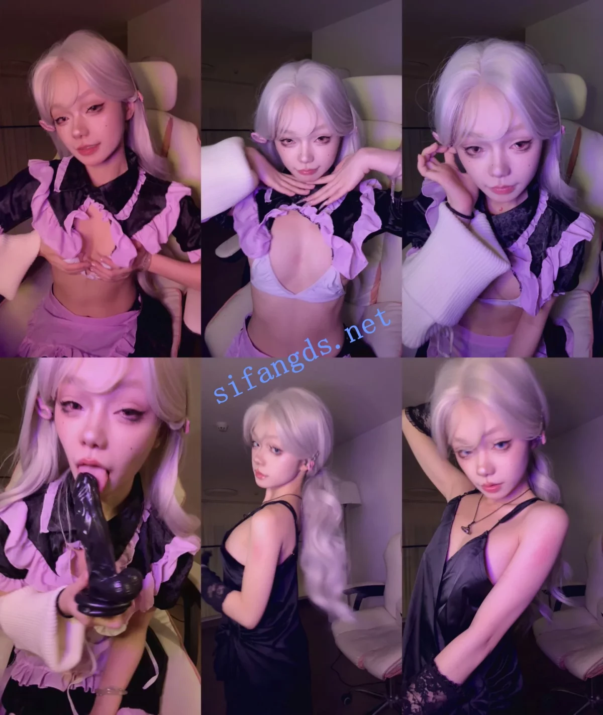 ♆【羚】精灵系尤物! 女仆装~骚舞~道具自慰~白浆直流~超顶!