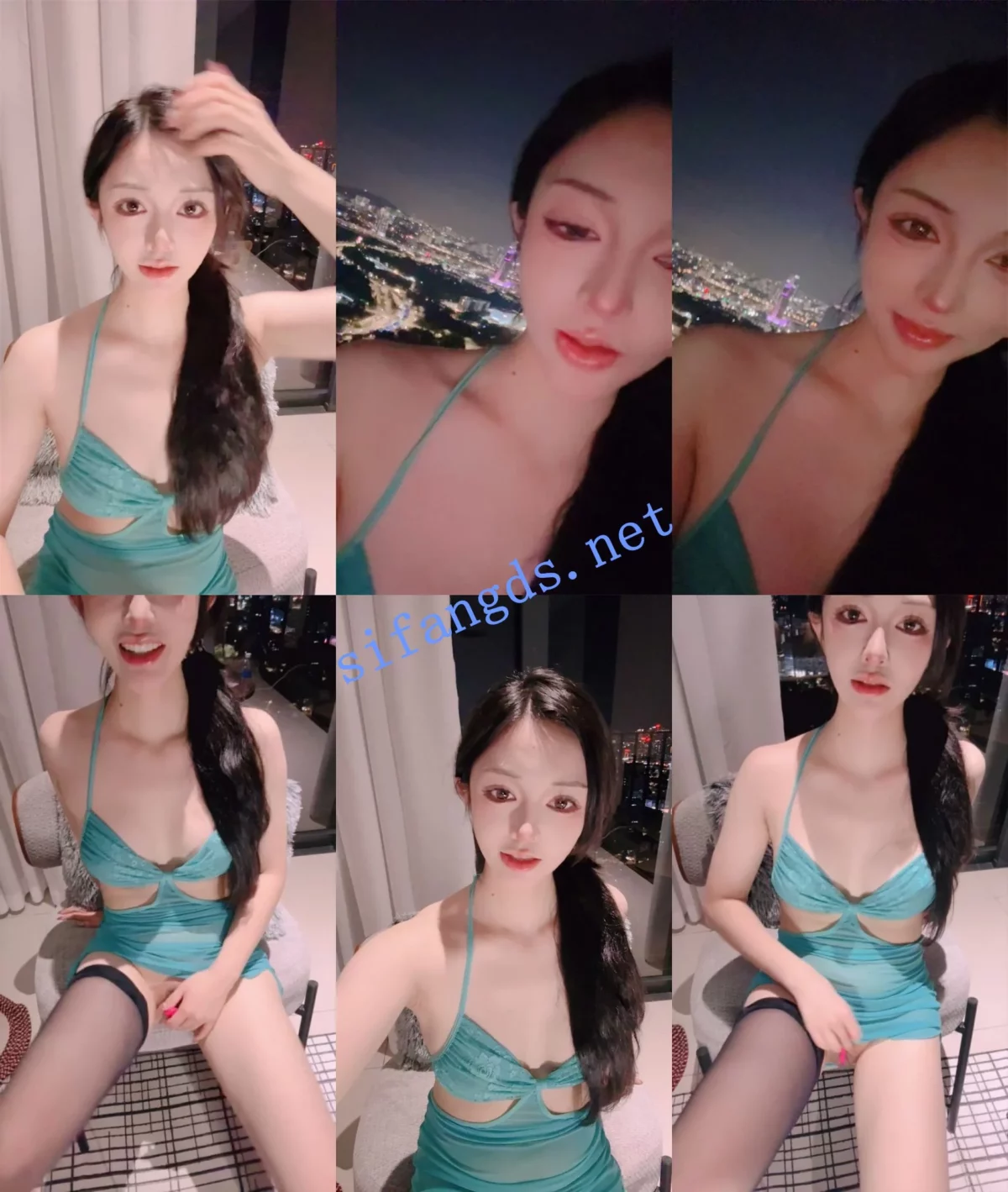 重磅！太美了~【灵羽合】绝美艳星~全裸摇~蝴蝶逼 跳蛋自慰2