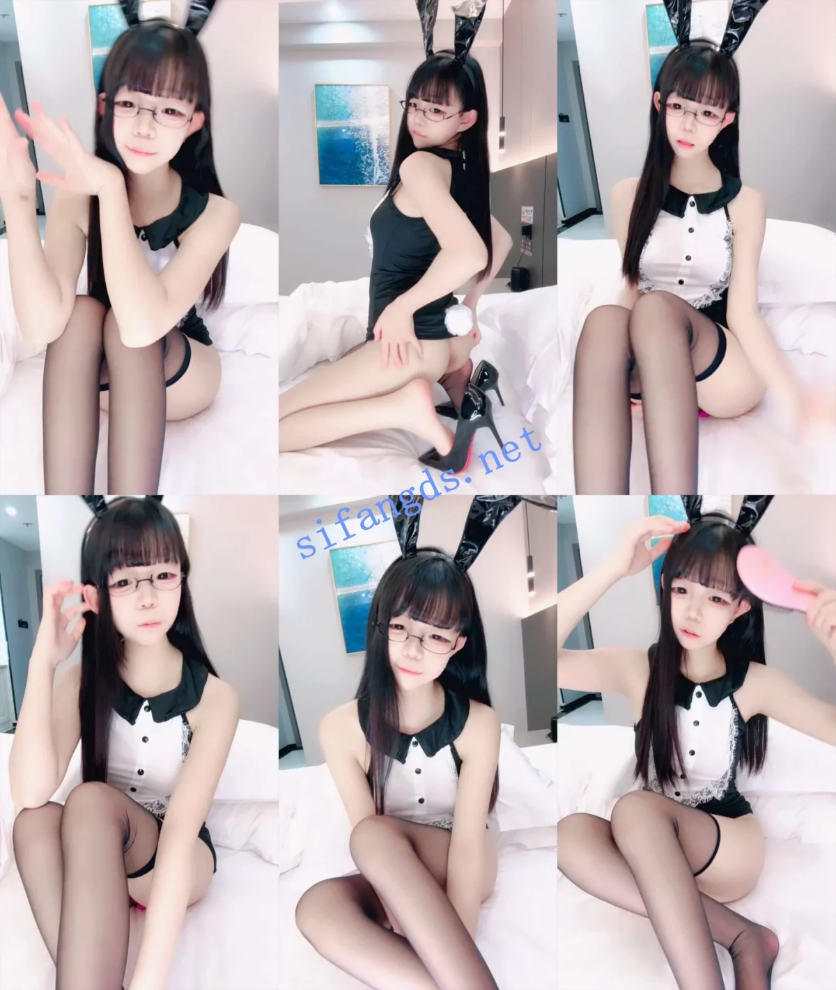 ☑️新人学生！高跟兔女郎~【水蜜桃】跳蛋自慰~过瘾的很！