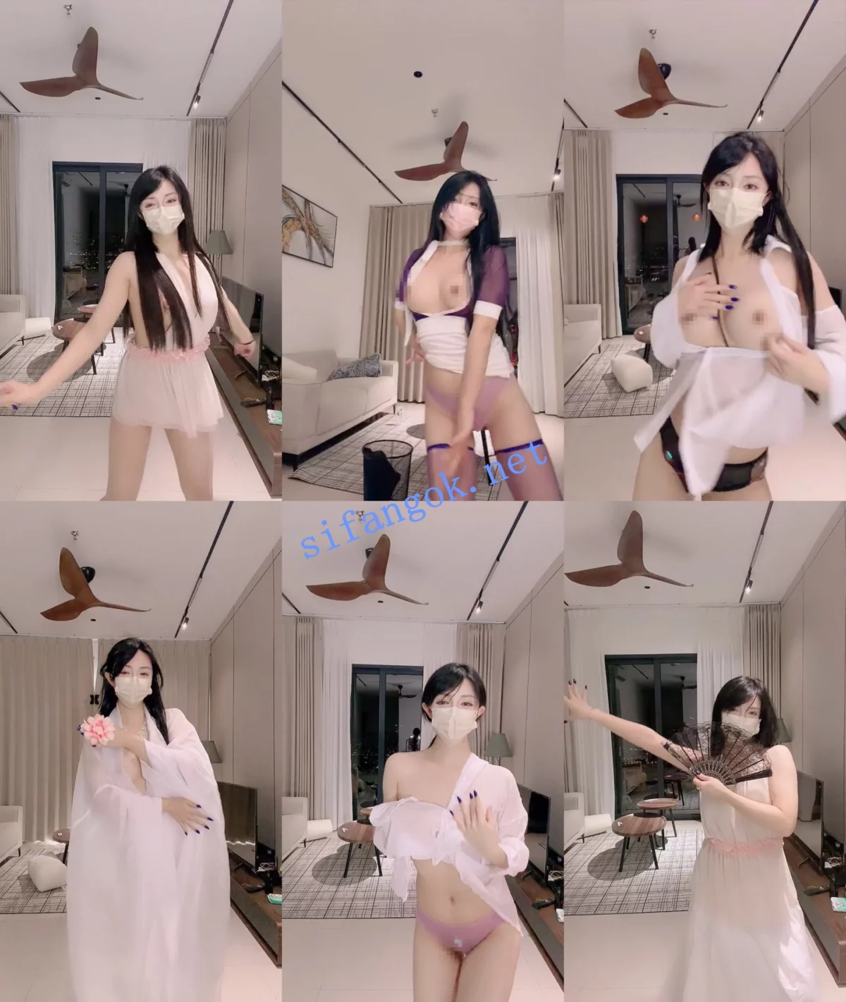 ♆【灵羽合】鹅美美!绿播女神~抖音裸舞~阳台露出~道具喷水!