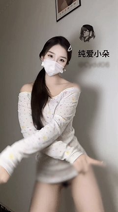 大学生纯欲(纯爱)小朵 诱人裸舞❣️反差抖音风-17